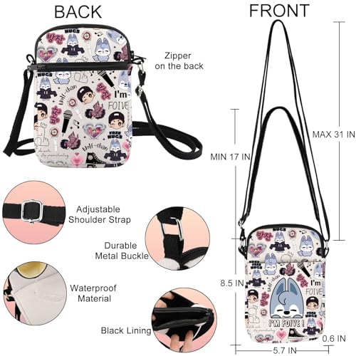 JNIAP Korean Group Stay Crossbody Bag Korean Group Stay Wolf Gifts I'm Foive Gifts Stay Merchandise Stay Wolf Shoulder Bag2