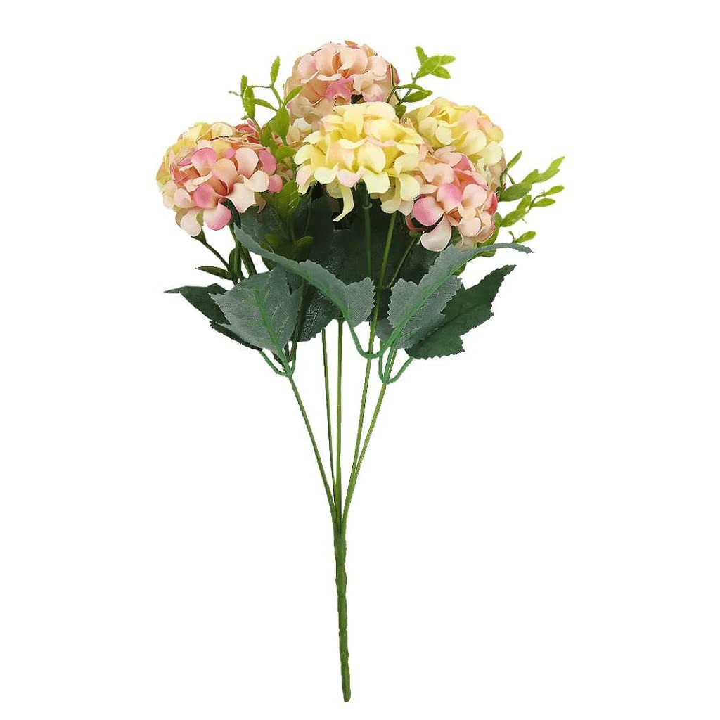 Hortensia artificiel sans entretien pour remplacer les fleurs fanées dans vos vases