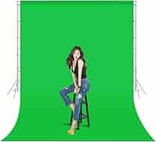Amazon | SYUNASYU グリーンバック 布 2m x 3m クロマキー 背景