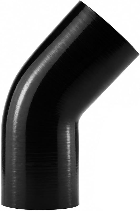 Mangueira de silicone em cotovelo 45° Ucreative 4" (101,6 mm) para intercooler e admissão – 1 unidade