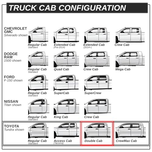 Barras laterales aluminio 6 pulg compatibles Toyota Tundra miniatura 7