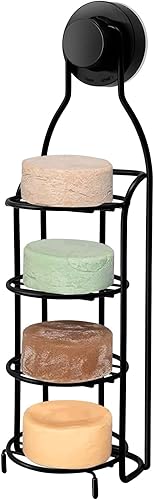 Soporte de barra de champú de 4 niveles para ducha, soporte de jabón de barra de acero inoxidable, barra de jabón autodrenante Hoders Caddy para disponible en Yaxa Colombia