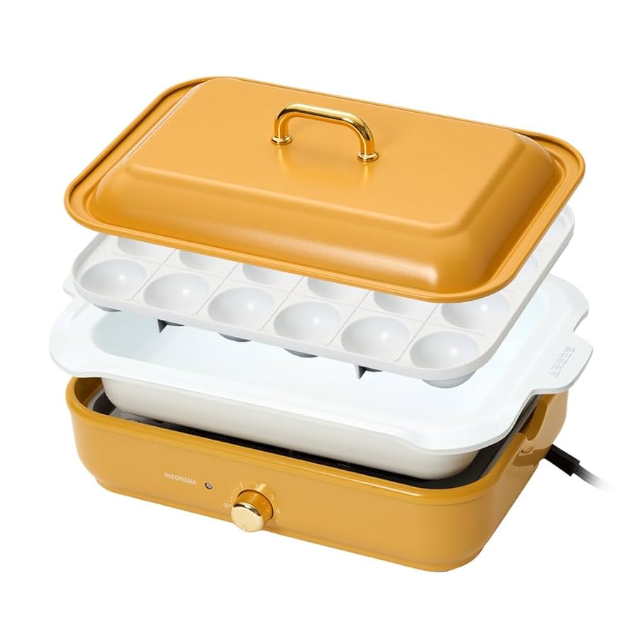 IRIS OHYAMA 着脱式ホットプレート PHP-1002TC IRIS OHYAMA ホットプレート PHP-1002TC 鍋 たこ焼き おしゃれ