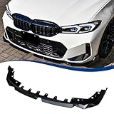 XPHAZZ G20 LCI M340i Front Lip Compatible with (2023-2025) 3-Series G20 LCI Sedan 330i M-Sport Facelift ABS Gloss Black Bumper Splitter