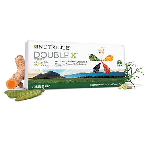 Nutrilite Double X Vitamin/Mineral/Phytonutrient Supplement - 31 Day Supply with 3-Compartment Case