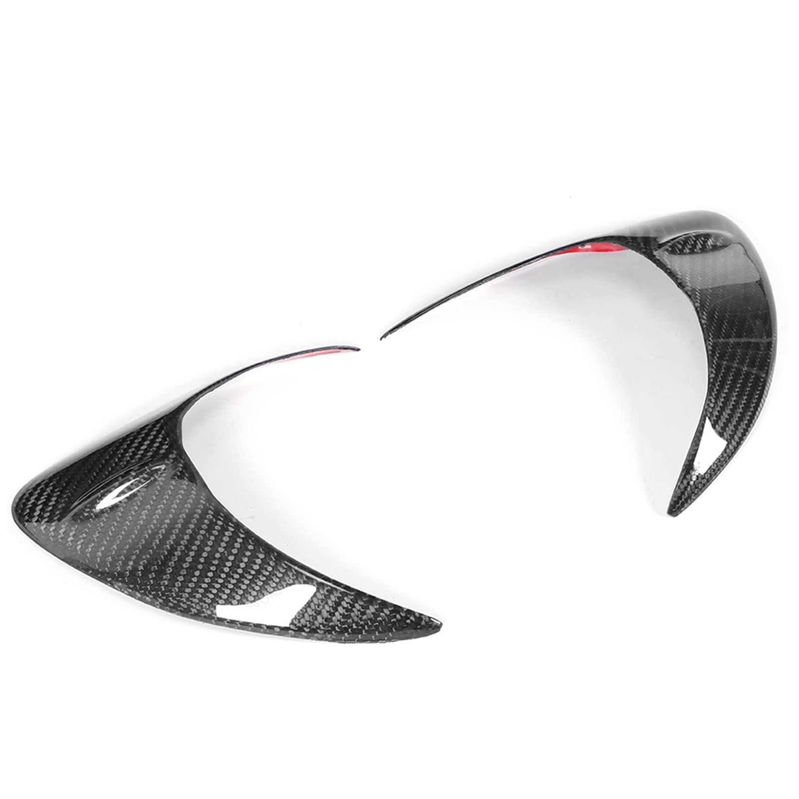 Carbon Fiber Headlight Eyebrows for 86, Dekoracyjne Listwy Oświetleniowe | 3K Twill, Fits 2012-2016, Adhesive Tape Included, Exterior Trim Decoration