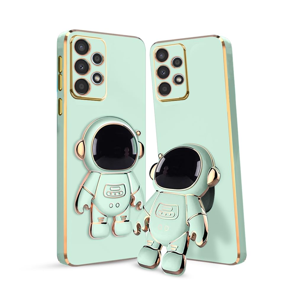 KARWAN®️ 3D Astronaut with Folding Stand Back Cover Case Compatible for Samsung Galaxy A23 | Slim electroplated case | Stand case | Soft TPU | Space Astro Theme | Camera Protection-Black (B0CQYFWVPJ) Amazon Price History, Amazon Price Tracker