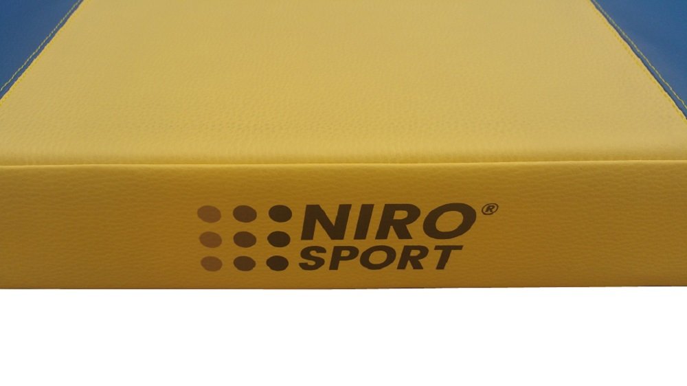 Niro Sport Colchoneta Deportiva 200x150x100x8 cm Azul Amarillo Resistente al Agua
