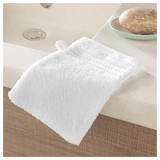 douceur d'intérieur Excellence 2 GANTS DE TOILETTE, Blanc, 15 x 21 CM