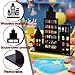 Geelin 6 Pcs Skyscraper Party Decorations Hero Party Decorations New York City Wood NYC Centerpieces City Skyline Building Decor for Comic Birthday Favors Supplies(Hollow Style,Black)