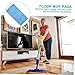 GLEAVI Microfiber Replacement Mop Pad Wet Dry Flat Mop Cloth Reusable Cleaning Accessory for Hardwood Tile Laminate Floors with Edge Design for Baseboards and Tight Corners