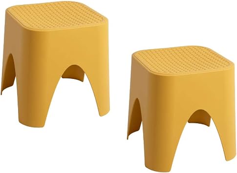 Lagoon Mallorca Gold Rattan Top Side Table/Ottoman - 2 Pcs/Set