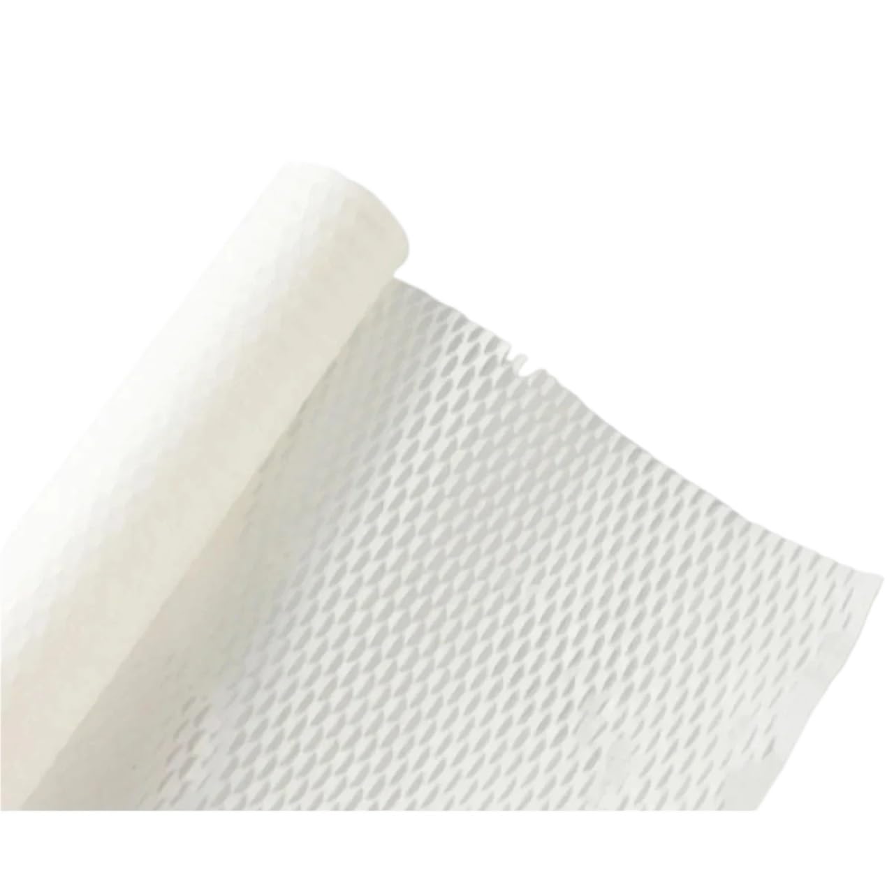 Ppqiru 50Cmx10m White Honeycomb Paper Buffer Wrapping Transportation Gift Packaging Art For Cushioning(50Cmx10m White)