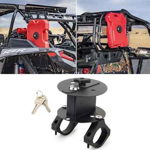 UTV ATV Water Can Roll Bar Pack Mount Key Lock, Water Tank