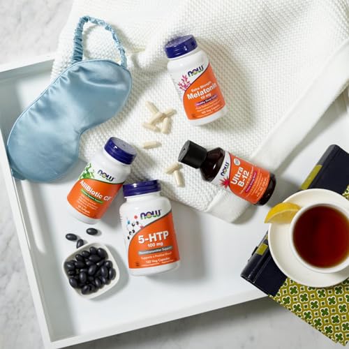 image for NOW Foods NOW Supplements, 5-HTP (5-hydroxytryptophan) 100 mg, Neurotr