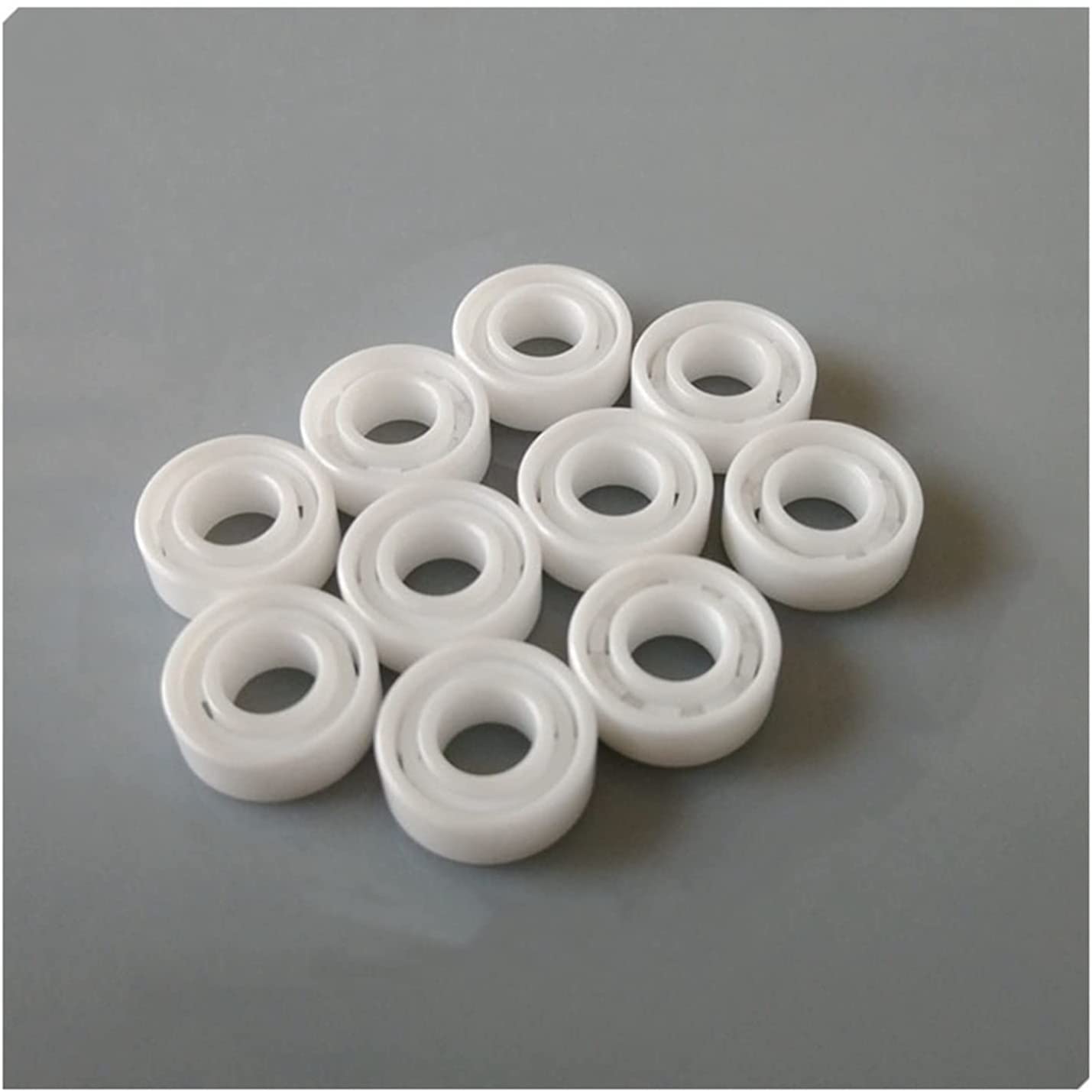 10Pcs MR115 Full Ceramic Bearing 5x11x4mm ABEC-9 Fishing Reel Bearing All Zirconia Ceramic Ball Bearing 115
