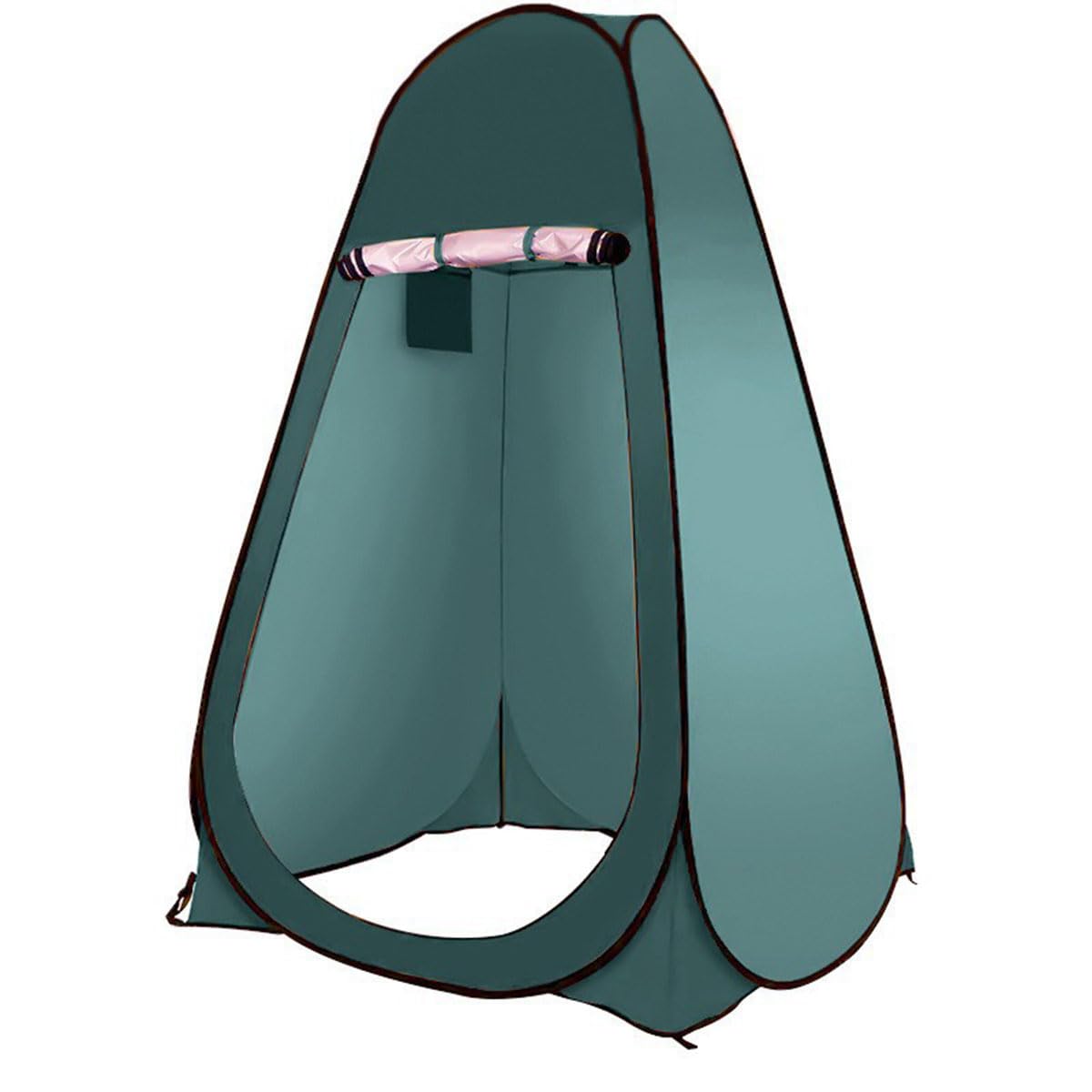 Pop Up Toilet Tent Portable Changing Dressing Privacy Tent for Outdoor Camping Fishing Shower Room Sun Shelter (Oily Green)