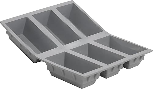 Vista 6 de De Buyer ELASTOMOULE Molde de silicona para magdalenas, crea 4 magdalenas, fácil de usar y limpiar, apto para lavavajillas