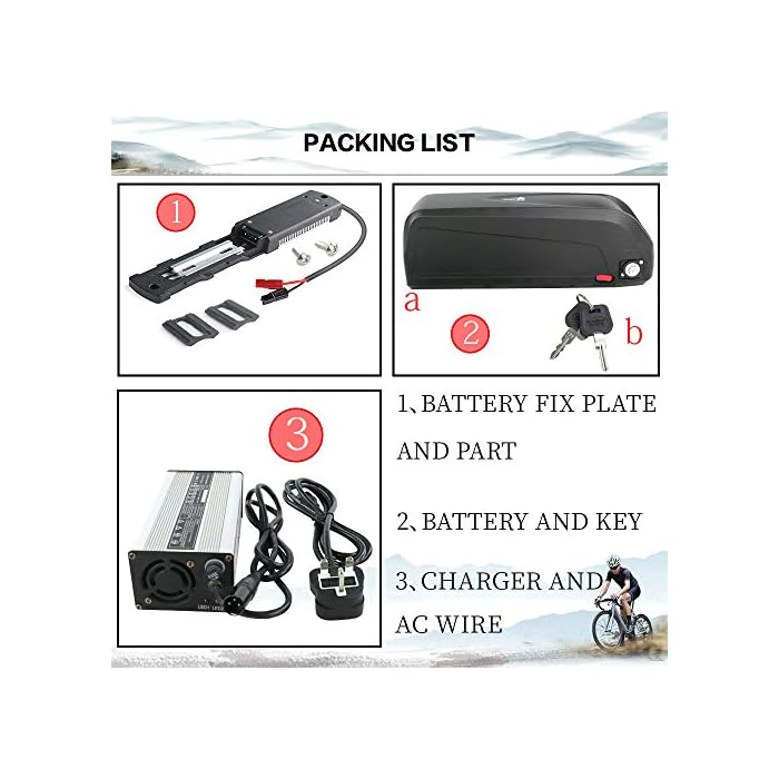 Ebike Battery 36V 48V 52V with Charger Electric Bike Battery - Image 5