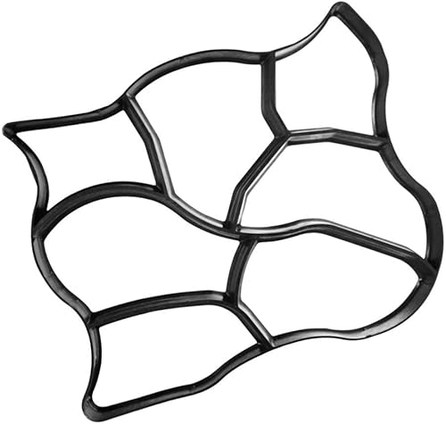 DOITOOL Walk Maker Moldes irregulares para hacer caminos de hormigón, patinaje, piedra, pavimento, patio, césped, jardín, bricolaje, pasillo,