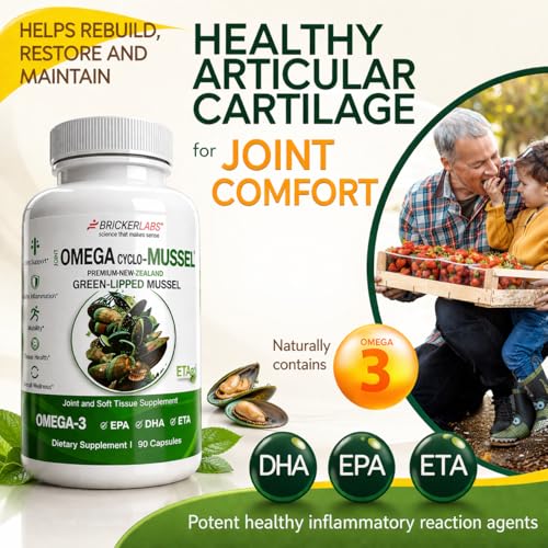 Bricker Labs Omega Cyclo Mussel Supplement