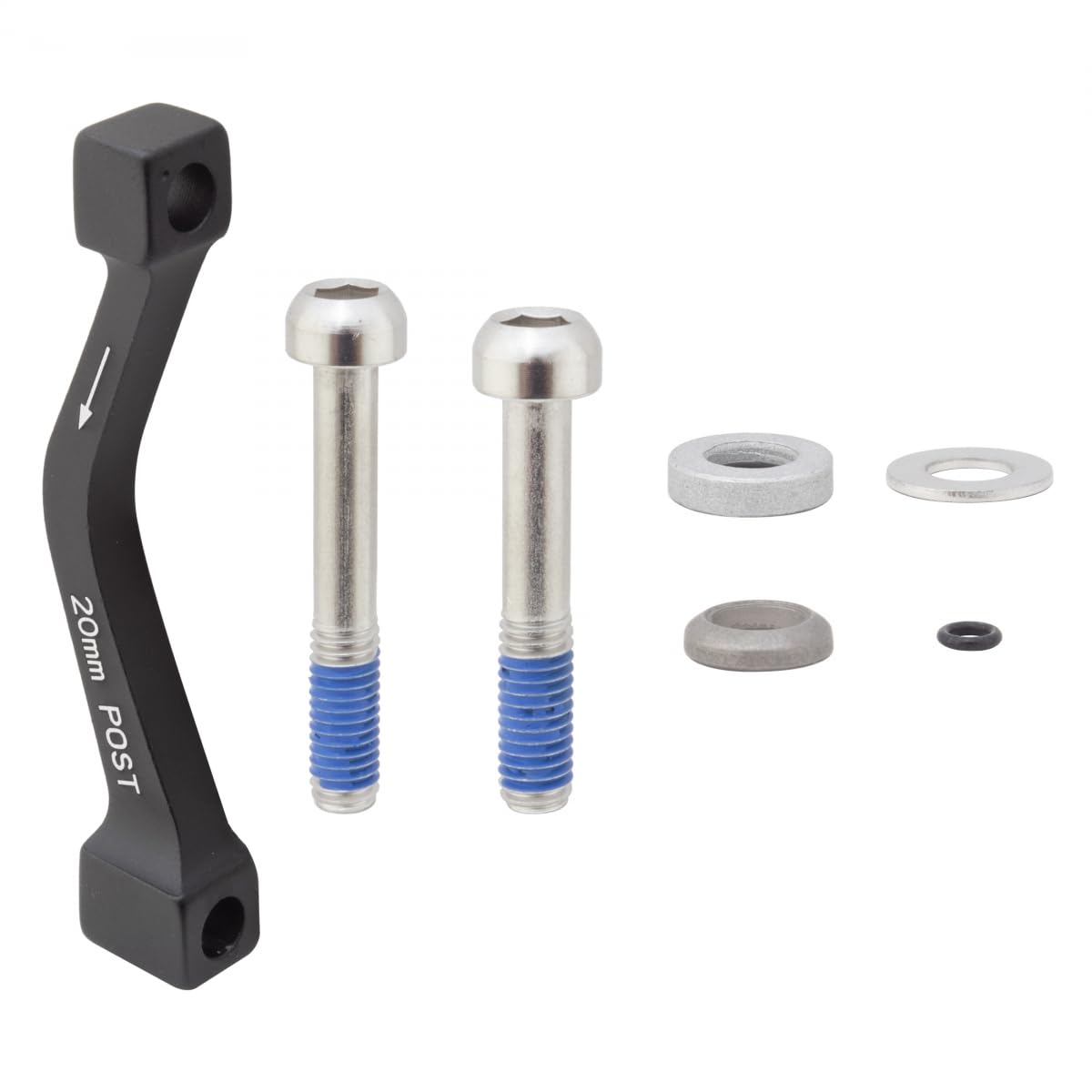 Sram Post Bracket 20 P Front 180/Rear 160 + Stainless Caliper Mounting Bolts Cps