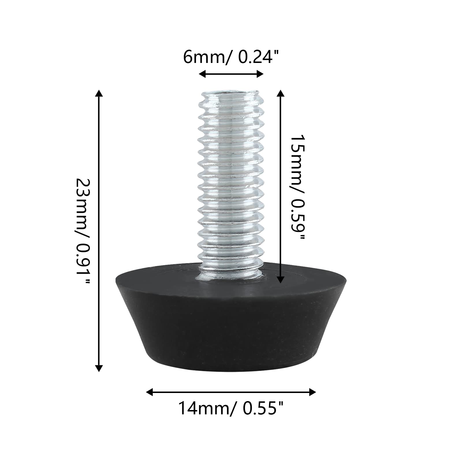 Furniture Levelers - Adjustable Leveling Feet -4