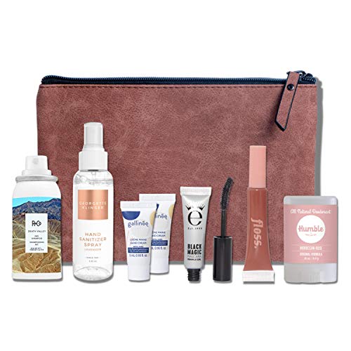 8-Piece Premium Beauty & Personal Care Toiletry Kit | TSA Approved Travel Kit | Great Purse Essentials Items Women | Clean Beauty Brands & Cruelty-Free Makeup Products 8-Piece Premium Beauty & Personal Care Toiletry Kit | TSA Approved Travel Kit | Great Purse Essentials Items Women | Clean Beauty Brands & Cruelty-Free Makeup Products