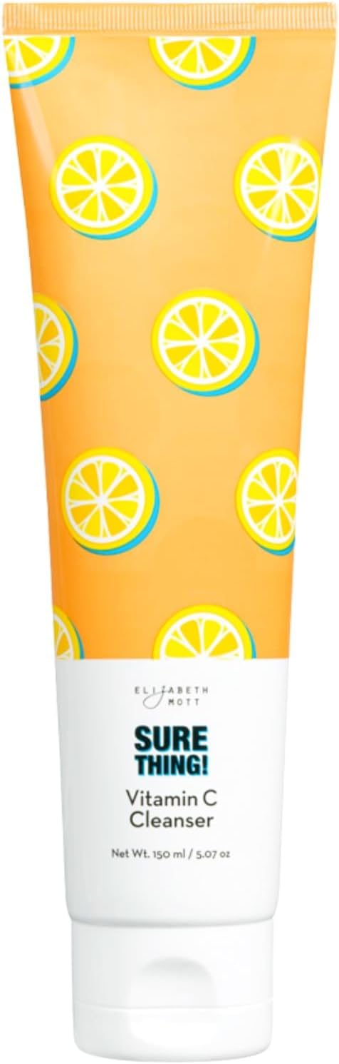 Vitamin C Facial Cleanser - Vitamin C Korean Gel-to-Foam Cleanser for Hydrating Makeup Removal & Gentle Daily Use for All Skin Types - Vegan, Cruelty-Free 5.07oz