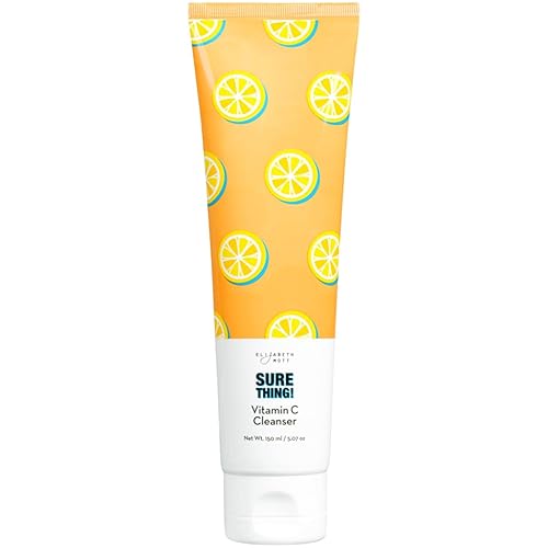 Elizabeth Mott Limpiador facial de vitamina C, limpiador coreano de gel a espuma de vitamina C para eliminación de maquillaje hidratante y uso