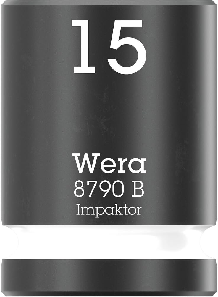 Wera 9724 Depósito de espuma juego de carraca 8010 B Zyklop Comfort Set 1, 3/8", 16 piezas