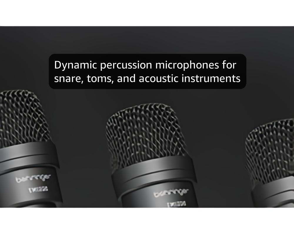 Amazon.com: Behringer BC1200 Professional 7-Piece Drum Microphone