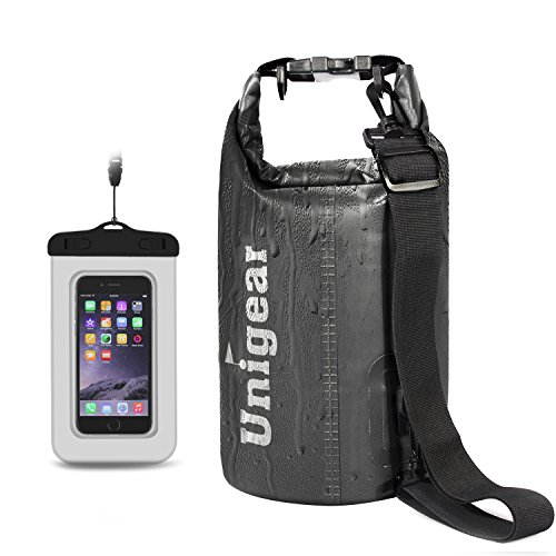 Image of Unigear Floating Waterproof Dry Bag for Kayaking, 2L /5L /10L /20L /30L /40L | Lightweight Gear Storage, Waterproof Phone Case Included, For Boating, Fishing, Swimming, Camping, Beach And Paddle Boarding