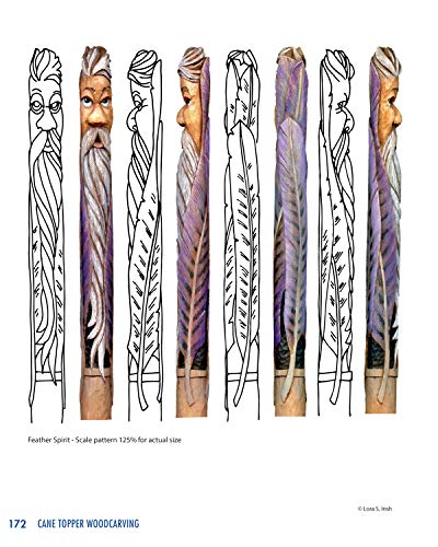 Cane Topper Woodcarving: Projects, Patterns, and Essential Techniques for Custom Canes and Walking Sticks (Fox Chapel Publishing) Step-by-Step Instructions & Expert Stickmaking Advice from Lora Irish - Image 8