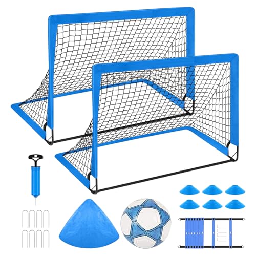 Objetivo de fútbol para niños, Red de fútbol para niños | Conjunto de Red de fútbol emergente portátil | Equipo Deportivo para la Escuela, Juegos de práctica, Actividad al Aire Libre para jóvenes