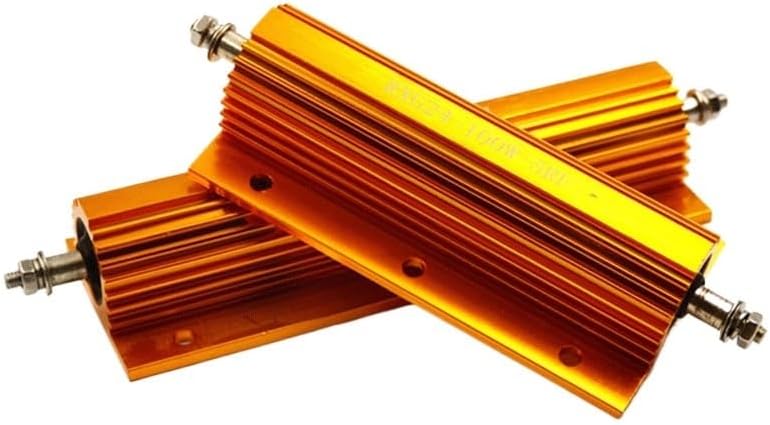 RXG24 Aluminum housed Resistor,Golden Aluminum Shell Resistor.100w 150w 200w 250w 300w 500w,Discharge Resistor,Decoding Resistor(7ohm,300w)