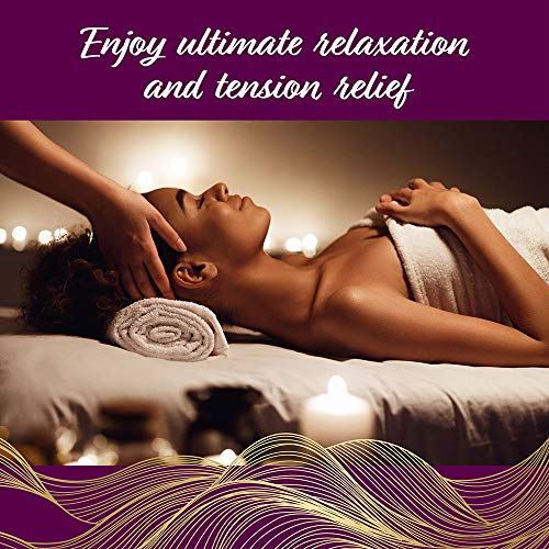 IQ NATURAL Lavender Massage Oil Infused with Real Lavender Essential Oil, Relaxing Blend of Almond & Grapeseed Oils For Massage - For Massage Therapy & Aromatherapy - 8.8 fl oz - Thumbnail 5