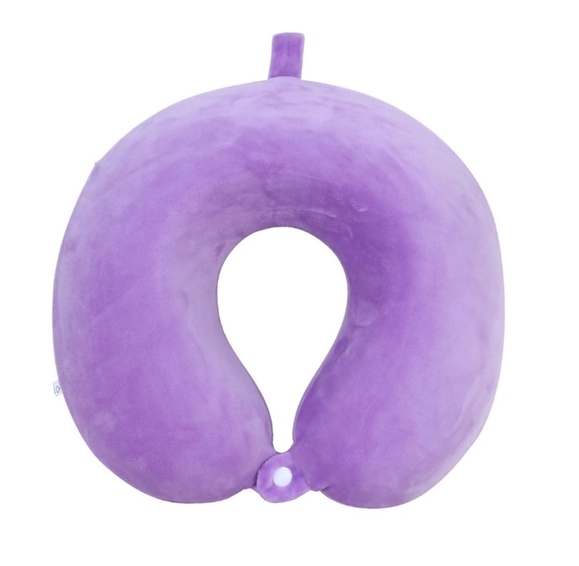 Poduszka Podróżna Poduszka Podróżna Z Pianki Memory Foam, Bawełniana Poduszka Podróżna Na Szyję, Zdejmowany Pokrowiec Do Samolotów Poduszka na Kark(Purple)