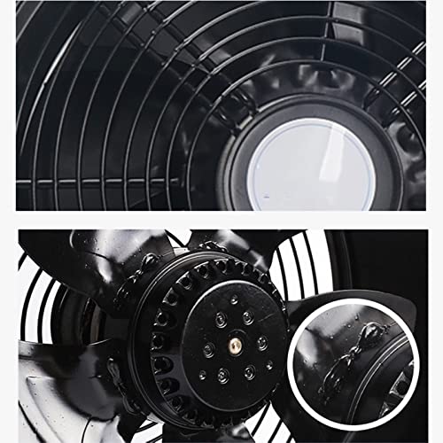 Extractor de aire con rotor externo axial de flujo, potente para pared o ventana, para cocina, de 8 pulgadas miniatura 5