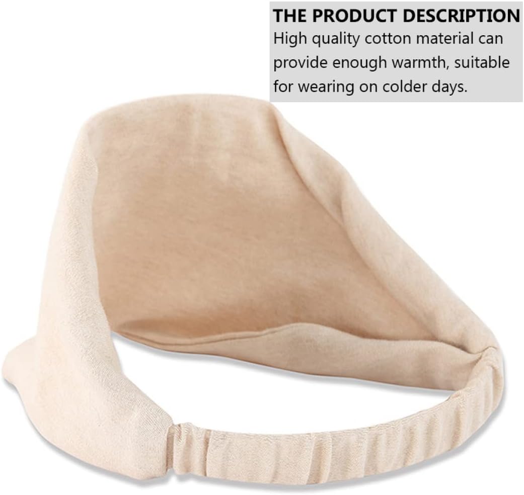 Toddmomy 2pcs Hair Scarf Recovery Headbands Cotton Chemo Anti-cold Turban Elastic Windproof Stretchy Pregnant Patient Caps Postpartum Women Cap Wide Hat Headband