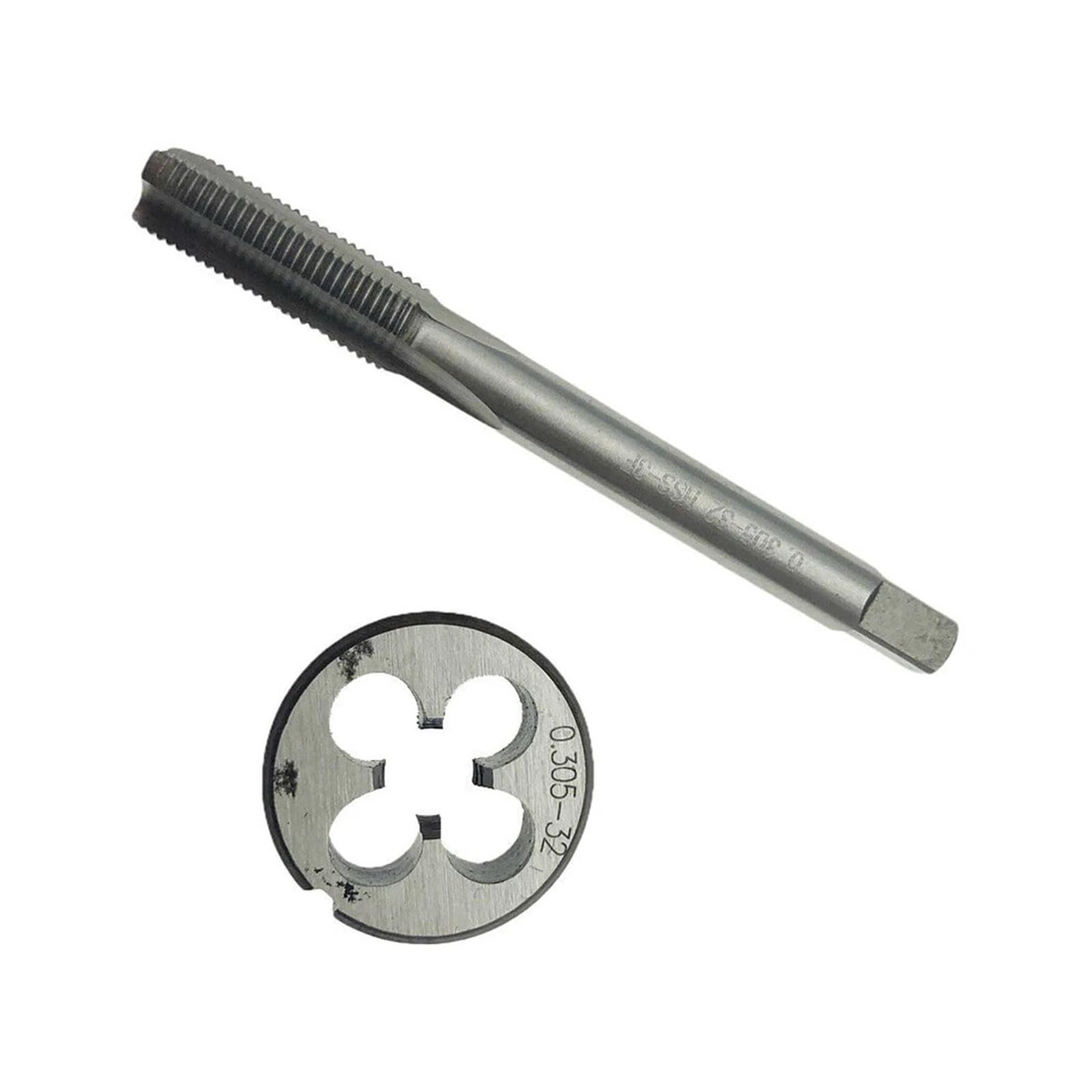 Troquel de roscas HSS 0.305-32 kit de accesorios de terraja para mantenimiento de ruedas