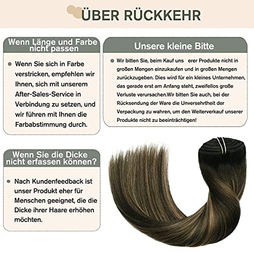 Vario Hair Clip-in-Extensions Echthaar Balayage 55cm 70g