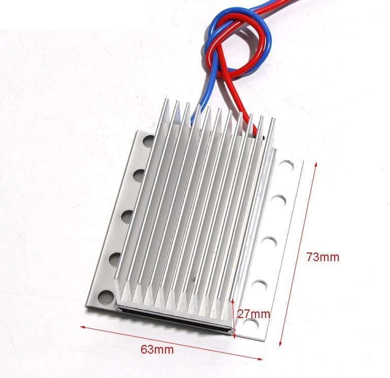 2PCS 73x63x27mm PTC Heater Plate 24V/12V Aluminum Alloy Comb-Shaped Constant Temperature 60-270C Electric Heater Satisfied(12V 140C 25-35W)