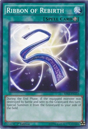 yugioh rebirth card YU-GI-OH! - Ribbon of (BP03-EN153) - Battle Pack 3: Monster League - 1st Edition Type:Flutter Devo Gardevoir storage Normal Trap Card Pokémon TCG: Grafaiai ex