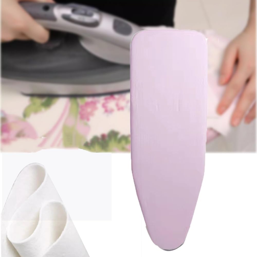 Cubre Tablas, Repuesto y Almohadilla, con Funda Acolchada for Tabla de Planchar de 30 x 91 cm, Funda Ajustable for Tabla de Planchar(Purple)