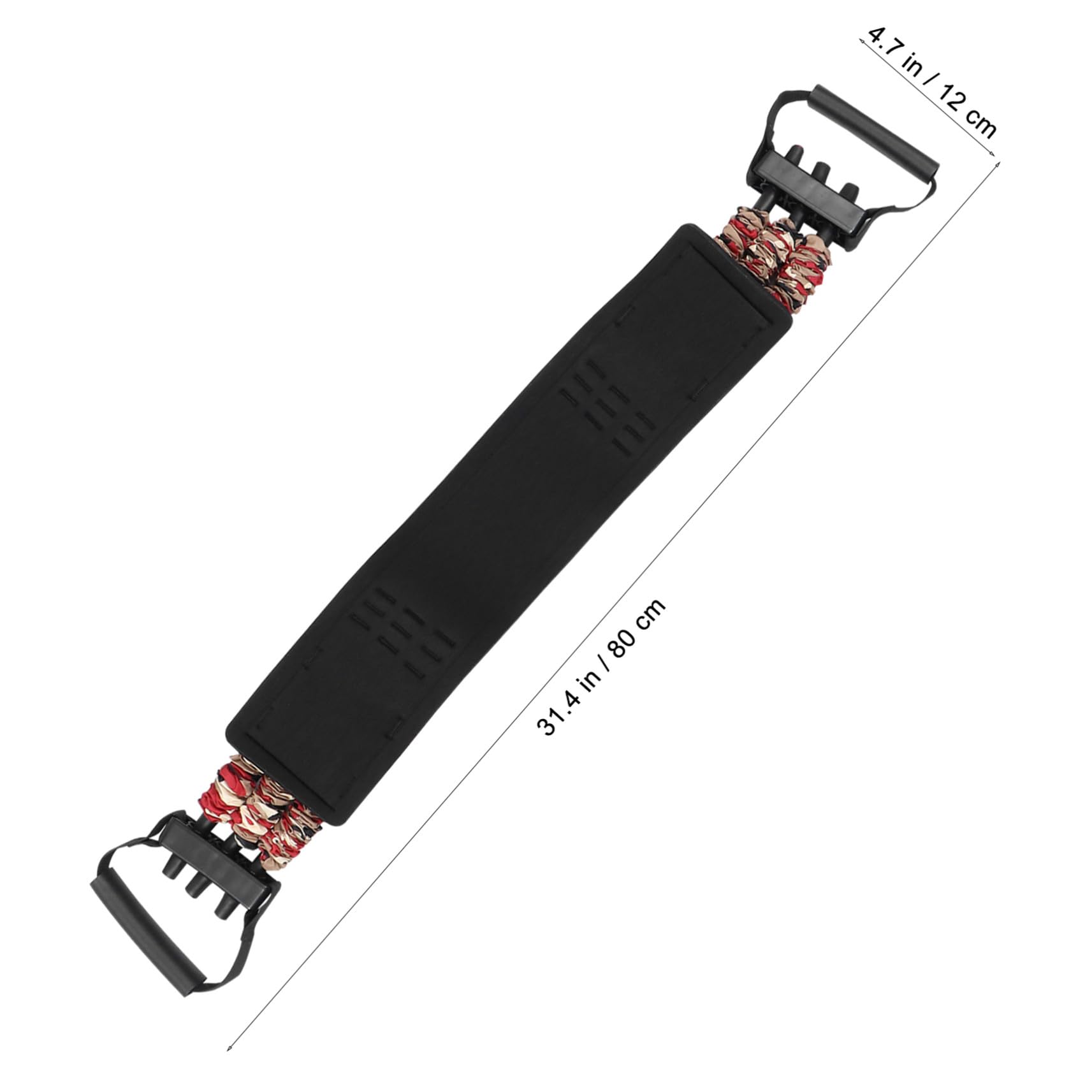 BESTonZON Fascia Elastica per Allenamento Muscoli Pettorali Nastro di Resistenza in Nailon, Sottile e Cintura Imbottita per Esercizi di Espansione Toracica e Fitness