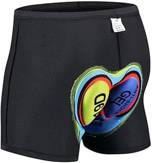 [LANHOMEX] メンズ サイクルパンツ 、サイクル インナーパンツ 、3D ゲルパッド、自転車用 クロスバイク レーサーパンツ、 伸縮性、 吸汗速乾、 抗菌防臭、 サイクルウェア マウンテンバイク 、タイツ、衝撃吸収、 痛み軽減。