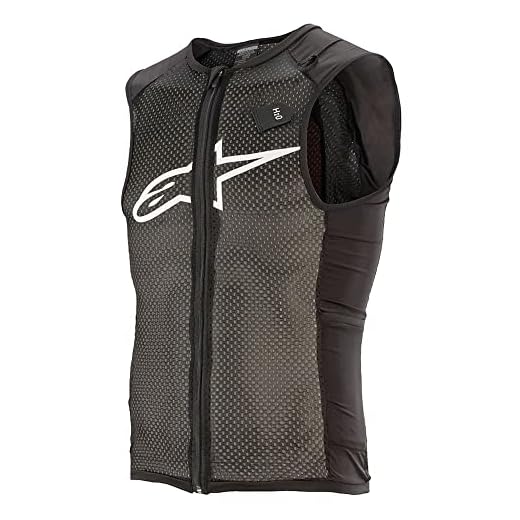 Alpinestar Gilet di Protezione Paragon Plus, Nero/Bianco, L Unisex-Adulto