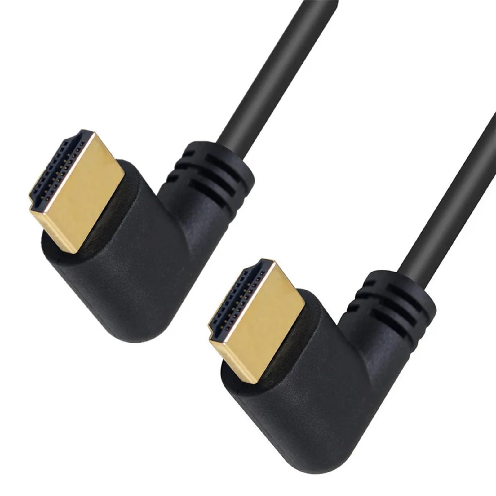 HDTV2.0 4K 3D podwójny kompatybilny z HDMI 90 stopni lewy kąt HDTV męski na prawy kątowy HD męski HDTV kabel do DVD PS3 PC