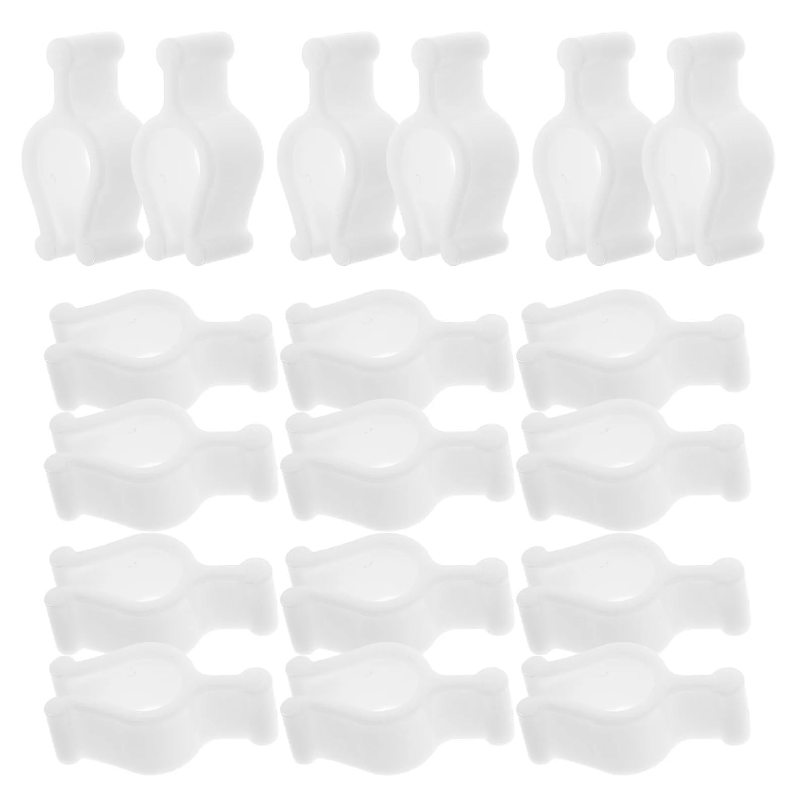 60pcs Cleansing Oil Bottle Pump Accessory Leakproof Cosmetic Collar Clip Lotion Shampoo Dispenser Lock